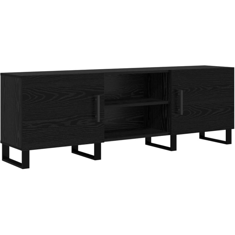 Έπιπλο Τηλεόρασης VidaXL 150 x 30 x 50 cm - Μαύρη Οξιά