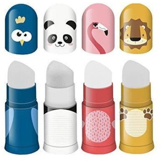 Ξύστρα Faber Castell με Γόμα Faces Ζωάκια (1 Τεμάχιο) image 2