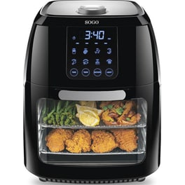 SOGO FRE-SS-10465 με Πόρτα 1400 W 6 L Μαύρο Φριτέζα Αέρος