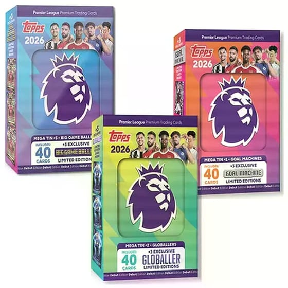 Topps Κάρτες Premier League Cards 25/26 Mega Tin - Τυχαία Επιλογή image 0