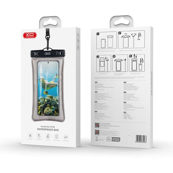 Θήκη Universal για smartphone έως 7" - XO KT02 - Transparent image 3