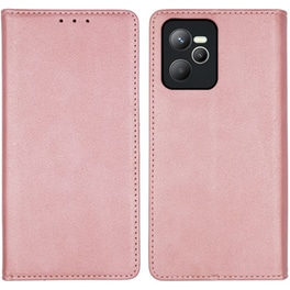 Θήκη Realme C35 - Sonique Vintage Magnet Wallet - Ροζ Χρυσό