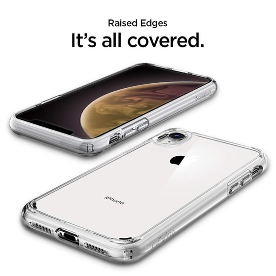 Θήκη Apple iPhone XS Max - Spigen Ultra Hybrid - Crystal Clear image 1