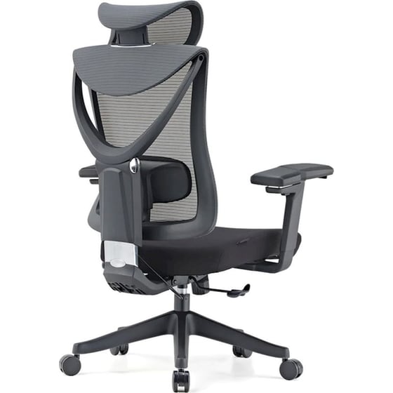 Καρέκλα Γραφείου Εργονομική Eureka Ergonomic ERK-OC05-B από Ύφασμα Mesh - Μαύρη image 3