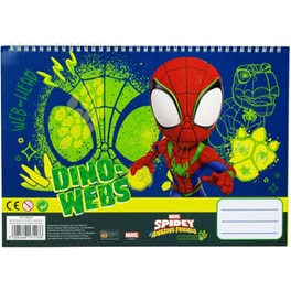 Μπλοκ Ζωγραφικής Gim A4 Spidey Dino Webs