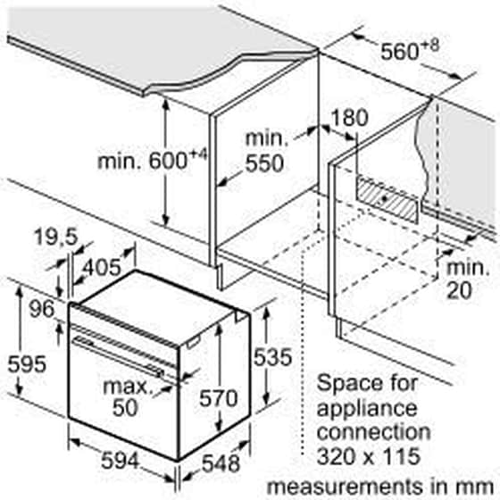 PITSOS PH21M40X4 71 Lt Inox Εντοιχιζόμενος Φούρνος Άνω Πάγκου image 9