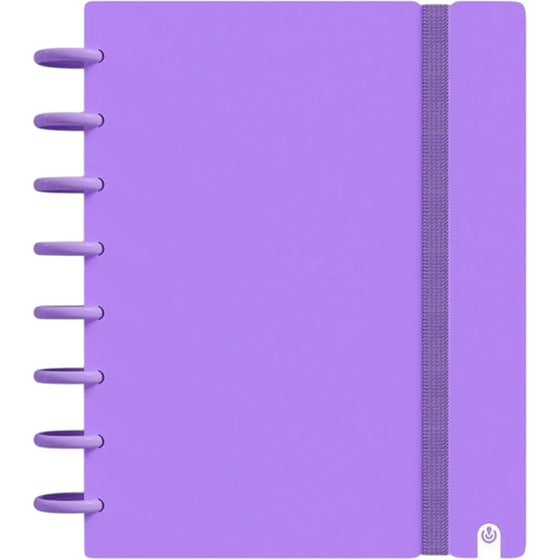Σημειωματάριο Carchivo A5 με Αποσπώμενα Φύλλα Ριγέ Βιολετί image 0
