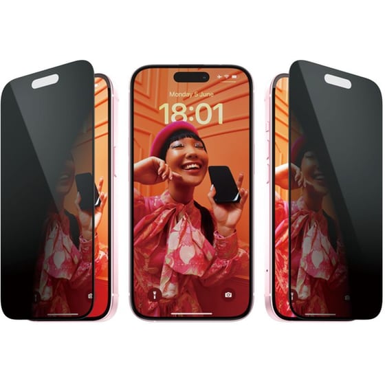 Προστατευτικό οθόνης Apple iPhone 15 - PanzerGlass Privacy Screen Protector Ultra-Wide Fit with EasyAligner image 0