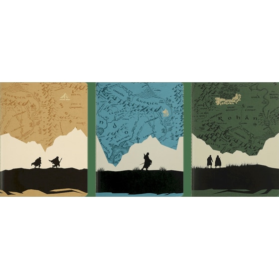 Σετ 3 Σημειωματάρια Moleskine Limited Edition The Lord of the Rings Ριγέ XL Softcover image 1