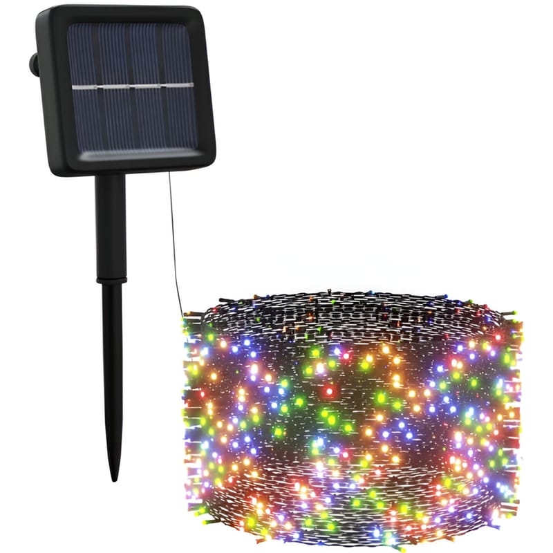 Χριστουγεννιάτικα Λαμπάκια VidaXL 200 LED 1m 5 Τεμάχια - Πολύχρωμο