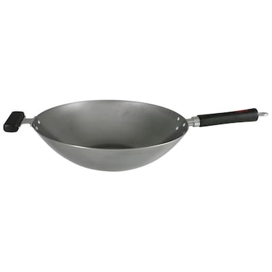 Wok Βαρέως Τύπου Από Ανθρακούχο Χάλυβα 34 Εκατ. image 1