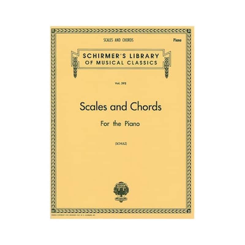 G. SCHIRMER G. Schirmer Scales And Chords For The Piano Βιβλίο Για Πιάνο