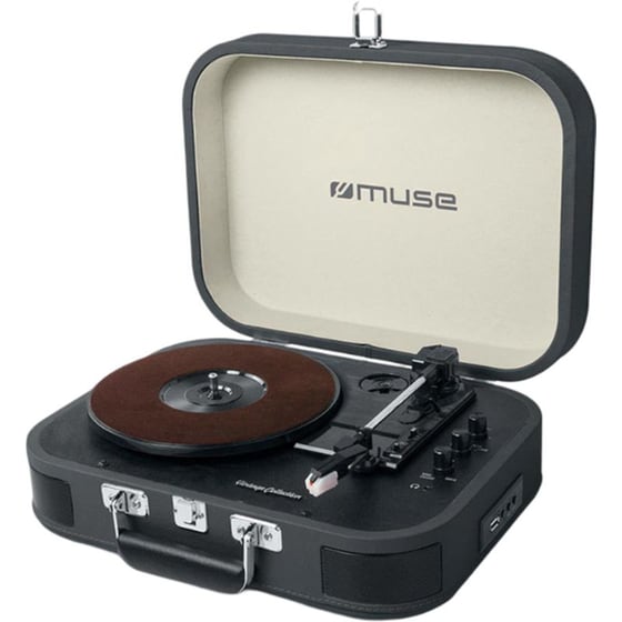 Muse Mt-201dg Πικάπ-bluetooth Με Usb Μαύρο image 0