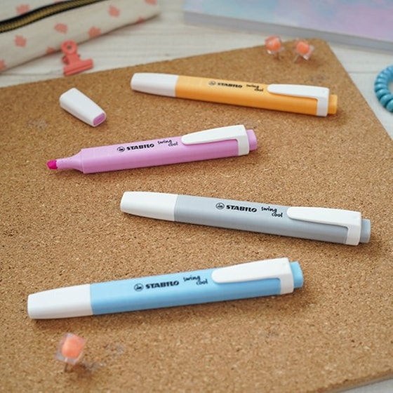 Μαρκαδόρος Υπογράμμισης Stabilo Swing Festival Pastel Φούξια 1.0 mm image 3
