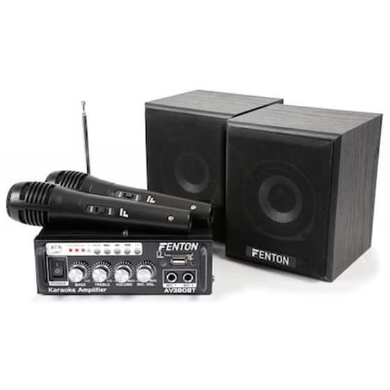Fenton Av380bt Usb/sd/bt Πλήρες Karaoke Σύστημα Ήχου Με Ενισχυτή Και 2 Ηχεία image 3