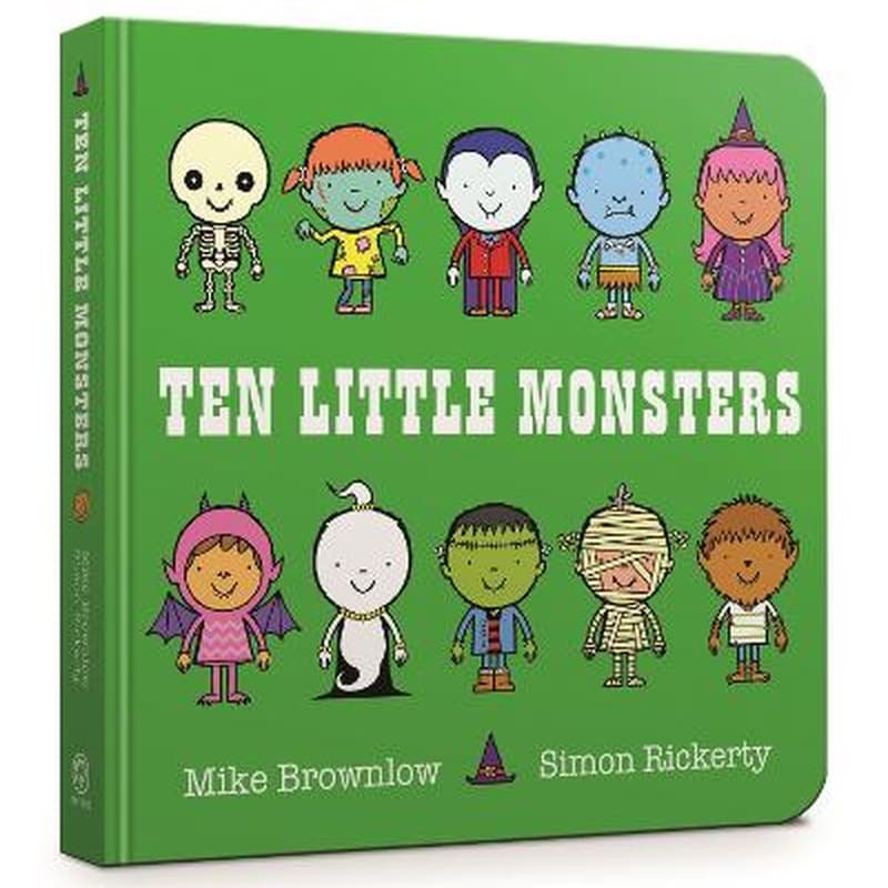 Ten Little Monsters Board Book
