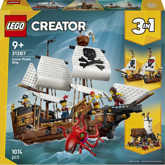 LEGO® Creator 3in1 Iconic Pirate Ship (31387) image 0