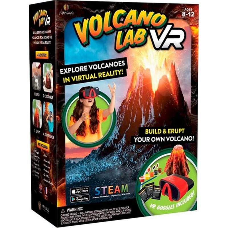 ABACUS BRANDS Volcano Lab Vr Επιστημονικό Σετ Εικονικής Πραγματικότητας (Abacus Brands)