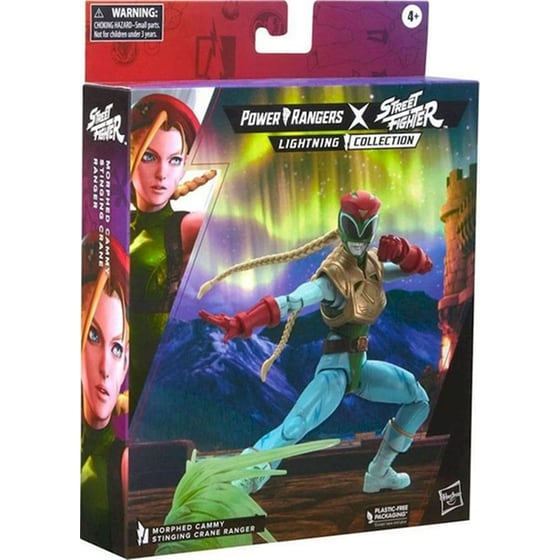 Φιγούρα Δράσης  HASBRO Power Rangers X Street Fighter Morphed Cammy Stinging Crane 15cm image 4