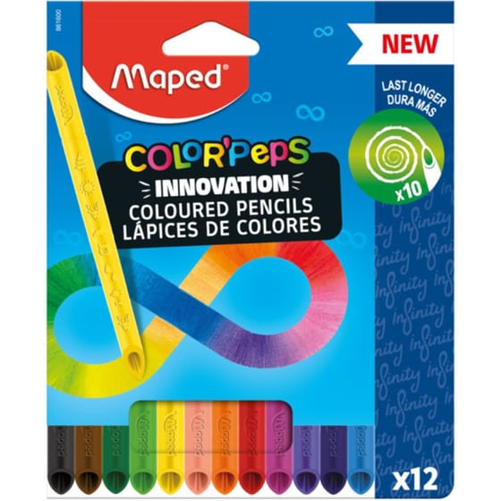 Ξυλομπογιές Maped Infinity 12 Τεμάχια image 0
