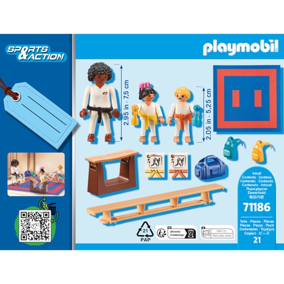 PLAYMOBIL® Sports & Action Gift Set Μάθημα Καράτε (71186) image 2