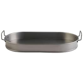 Δίσκος Σερβιρίσματος Espiel Tem204 Μεταλλικός 41x21x4.5 cm - Ασημί