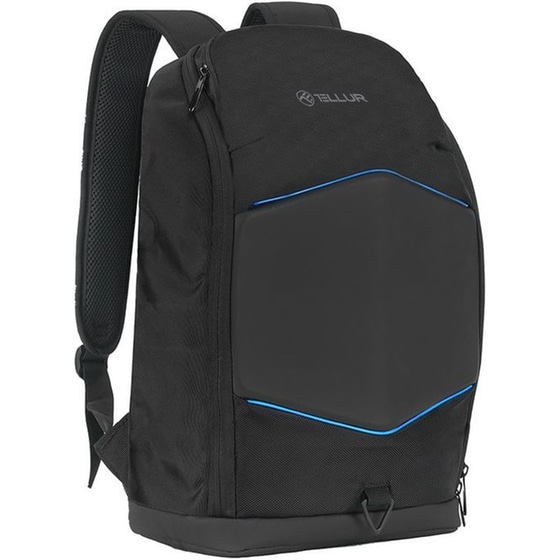 Τσάντα Laptop Tellur GlowPack TLL611282 15.6" με LED λωρίδες - Μαύρο image 3