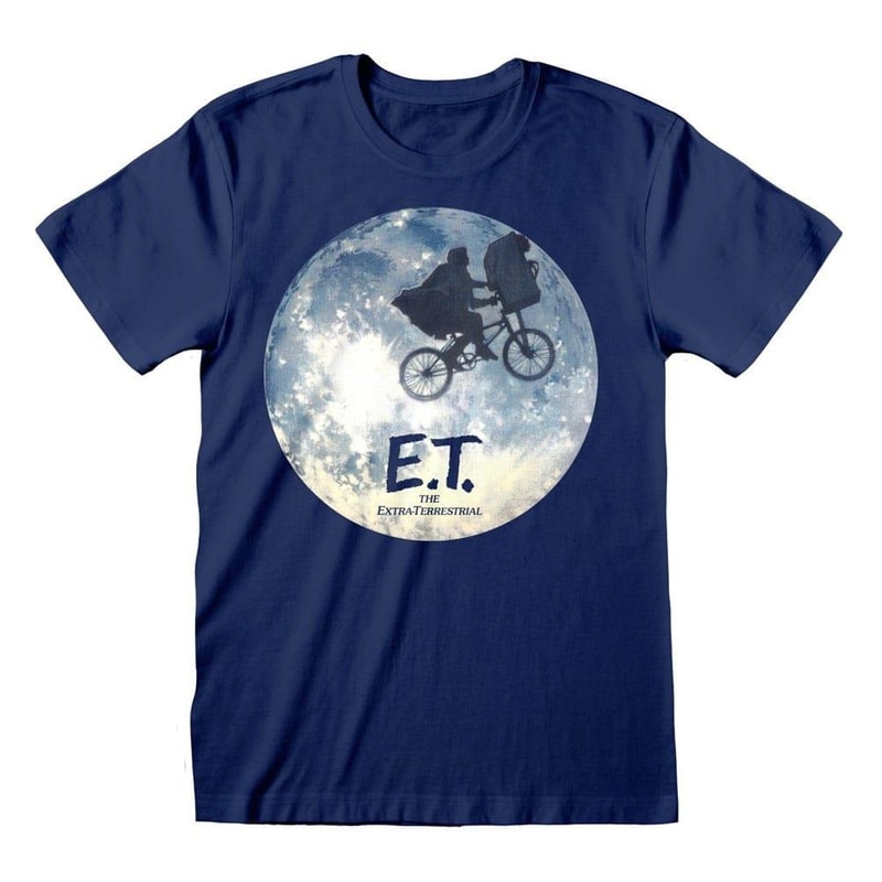 HEROES INC. T-shirt Heroes Inc. E.T. The Extra-terrestrial Moon Silhouette - Μπλε