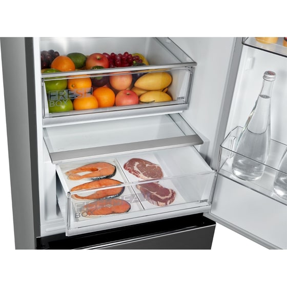 TESLA RC3800FMB Total No Frost 378 Lt Μαύρο Ψυγειοκαταψύκτης image 2