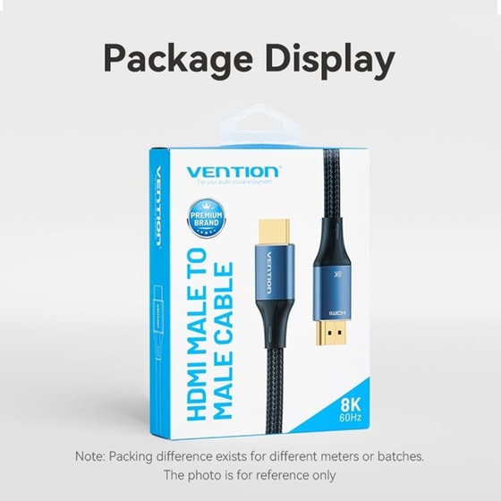 Καλώδιο Vention ALGLG HDMI 2.0 1.5m - Μαύρο image 1