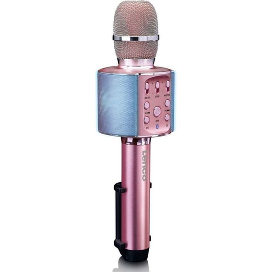 Μικρόφωνο Karaoke Lenco BMC-090 Με Ηχείο - Ροζ image 3