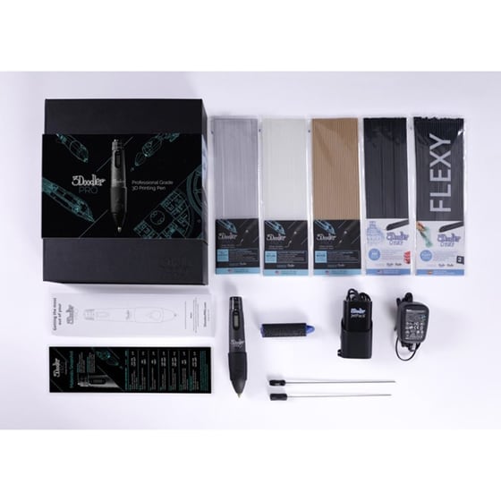 3Doodler Pro JetPack & Nozzle Set & 125 Strands - 3D Pen image 3