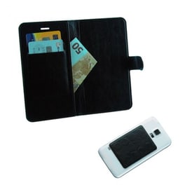 Θήκη Volte-Tel Leather Line Book 3m Magnet έως 6.3" - Μαύρο