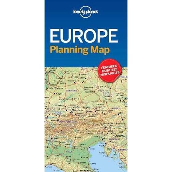 Lonely Planet Europe Planning Map image 0