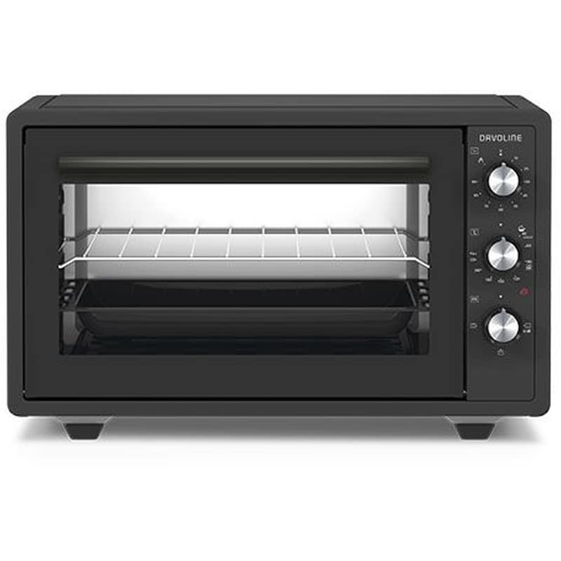 DAVOLINE URBAN CHEF 3700 BL 37 Lt Μαύρο Ηλεκτρικό Φουρνάκι