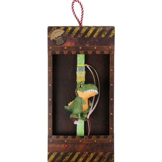 Λαμπάδα&nbsp;Synchronia&nbsp;Δεινόσαυρος&nbsp;Μπρελόκ&nbsp;Πράσινο image 0