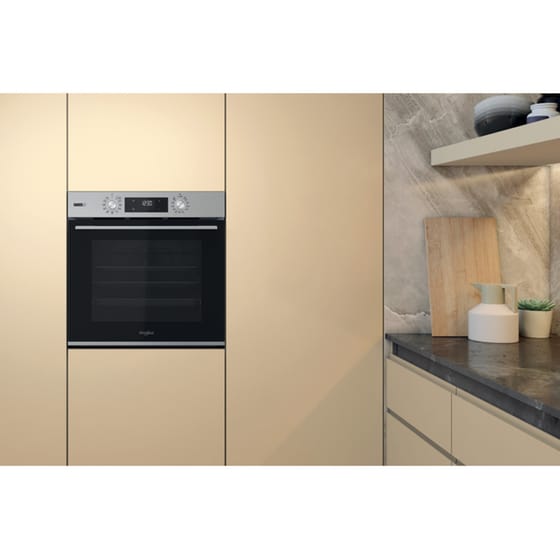 WHIRLPOOL OMSK58HU1SX 71 Lt Inox Εντοιχιζόμενος Φούρνος Άνω Πάγκου image 4