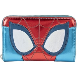 Πορτοφόλι Loungefly - Marvel - Spiderman Shine Zip Around Wallet (MVWA0201)