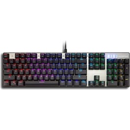Motospeed Inflictor CK104 RGB Silver Outemu Black Ενσύρματο Πληκτρολόγιο (GR)