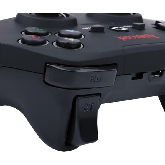 Redragon Harrow G808 Ασύρματο Χειριστήριο για PC, PS3, Xbox 360 και Android - Μαύρο image 2