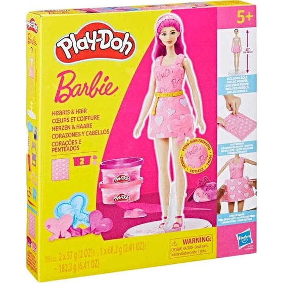 Hasbro Play-Doh Barbie Designer Dolls 4 Σχέδια 2/3 Τμχ - Τυχαία Επιλογή Σχεδίου (G13545) image 2