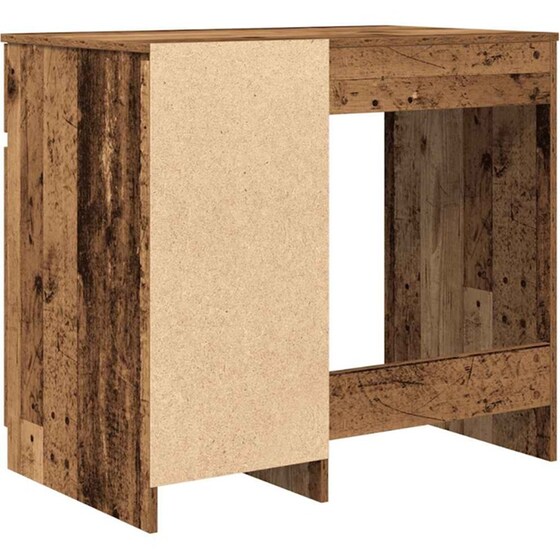 Γραφείο VidaXL από Επεξεργασμένο Ξύλο 86x49x76 cm - Παλιό Ξύλο image 7