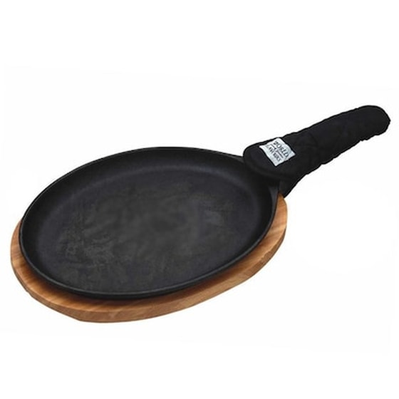 Τηγάνι Μαντεμένιο WORLD OF FLAVOURS Με Βάση 25 cm image 0