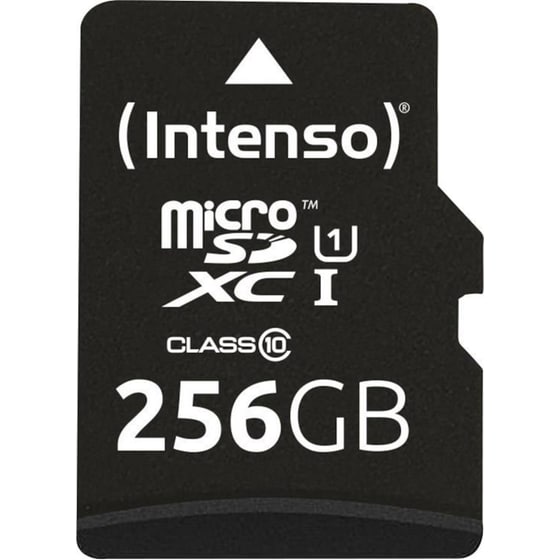 Intenso microSDXC 256GB Class 10 U1 UHS-I με αντάπτορα image 2