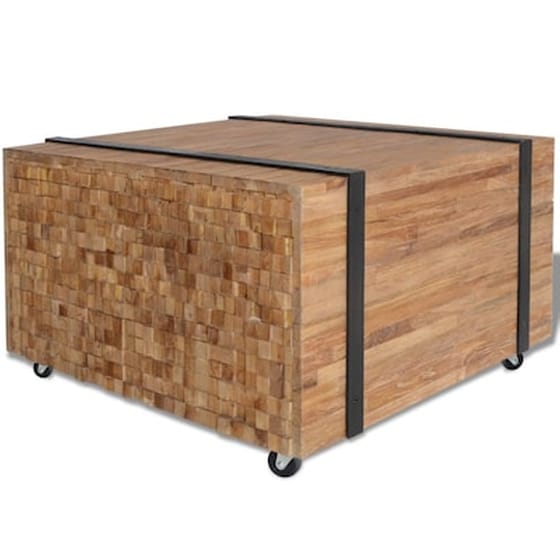 Vidaxl Τραπεζάκι Βοηθητικό 60 X 60 X 38 Εκ. Από Ξύλο Teak image 0