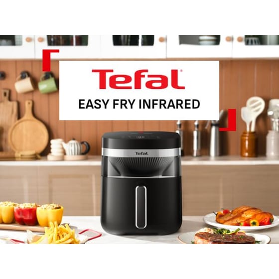 TEFAL EY8328E0 INFRARED με Αποσπώμενο Κάδο 2000 W 7 L Μαύρο Φριτέζα Αέρος image 9