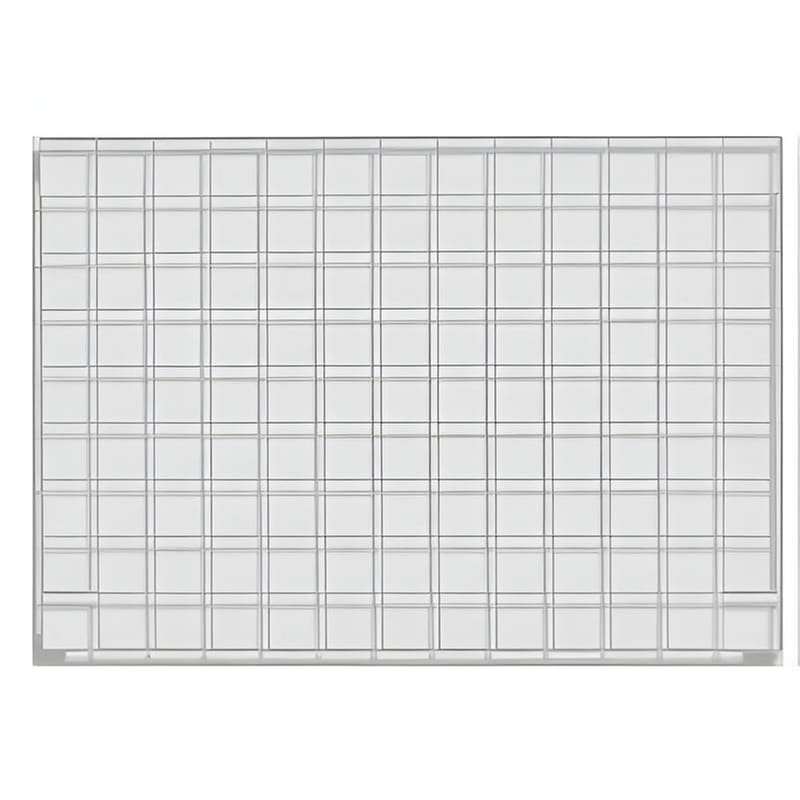 SILAR Διακοσμητικό Πλέγμα Τοίχου Μεταλλικό 80x40 cm - Λευκό