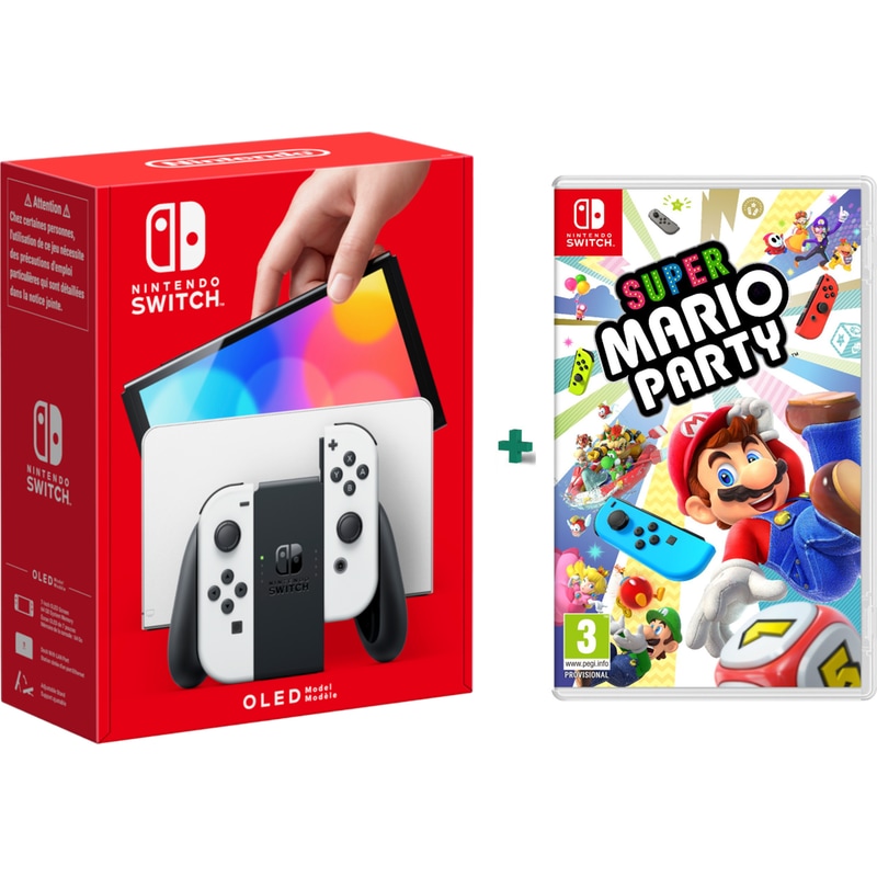 NINTENDO Nintendo Switch OLED Model White Super Mario Party