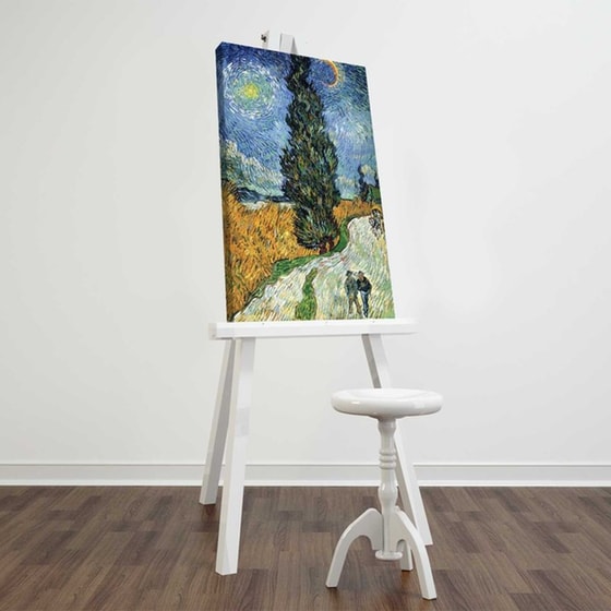 Μοντέρνος Πίνακας 24Mall Νυχτερινό Τοπίο 45x70 cm image 3