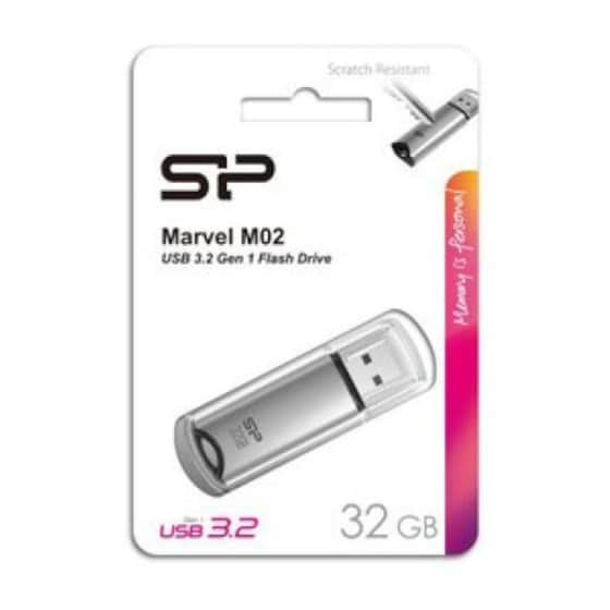 Silicon Power Marvel-M02 32GB USB 3.2 - Γκρι image 3